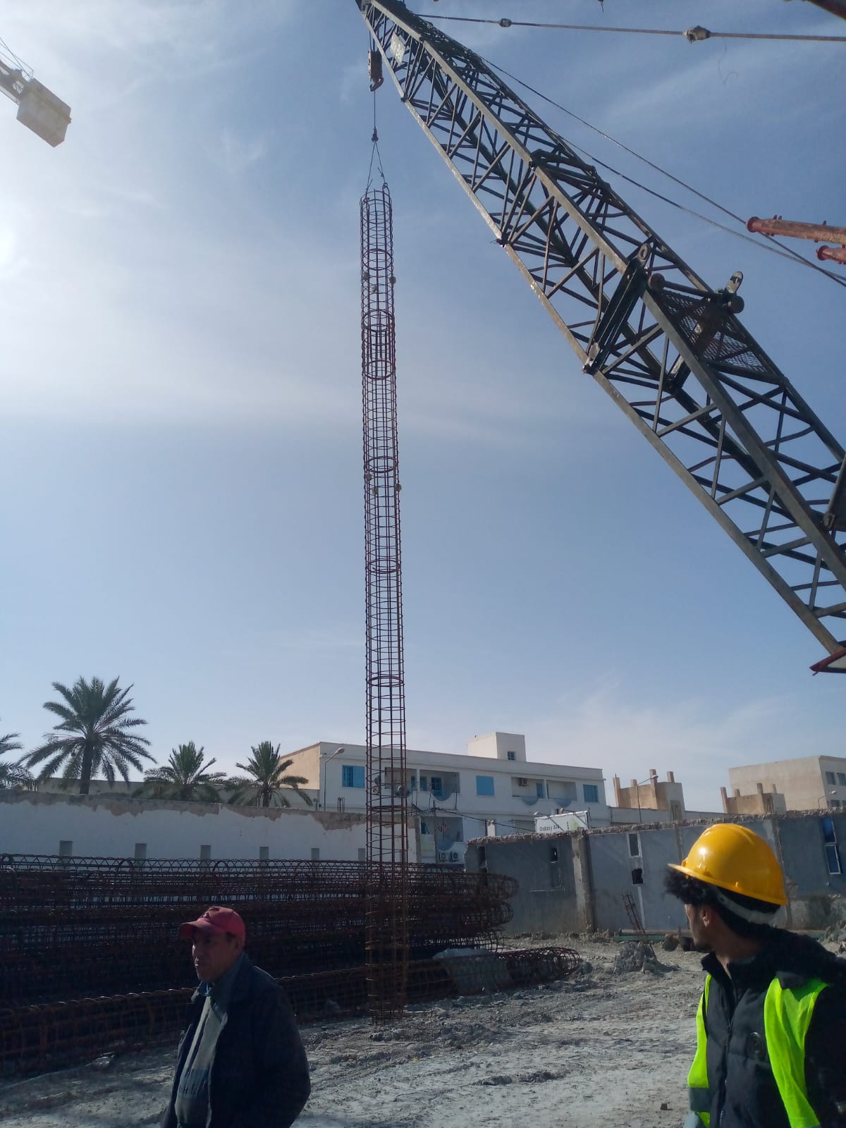 Reinforcement cage lifting & placement